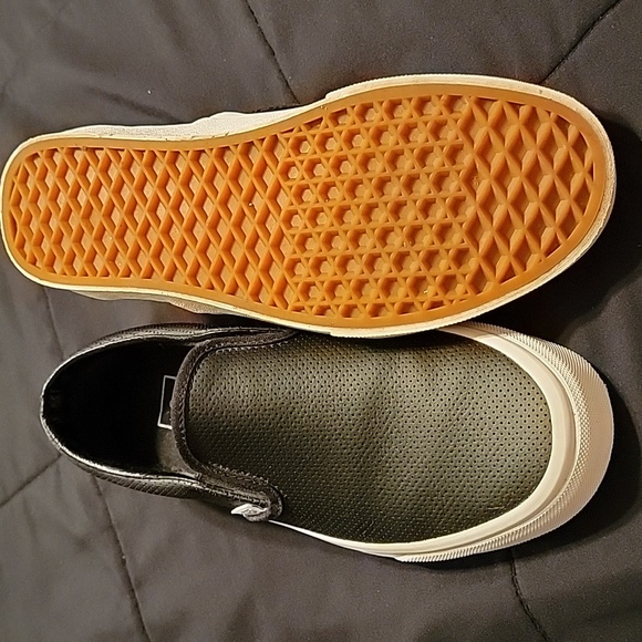 Vans Perforated Leather Slip-On Shoe - Picture 6 of 8